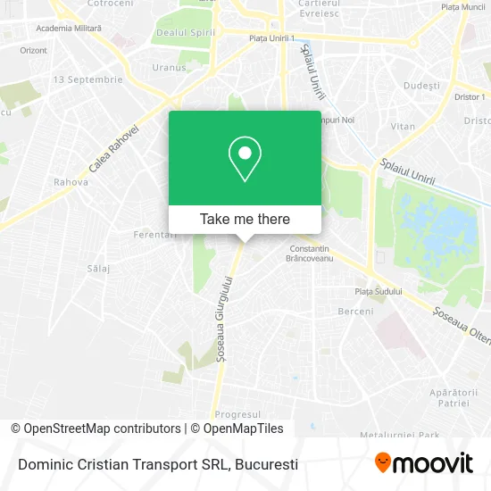 Dominic Cristian Transport SRL map