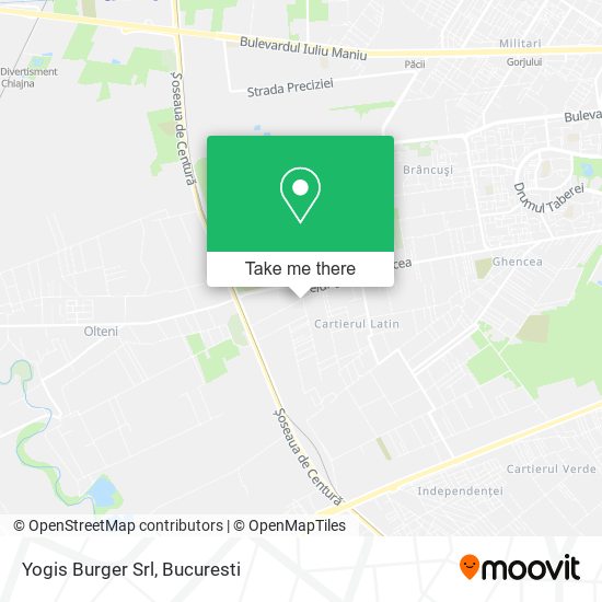 Yogis Burger Srl map