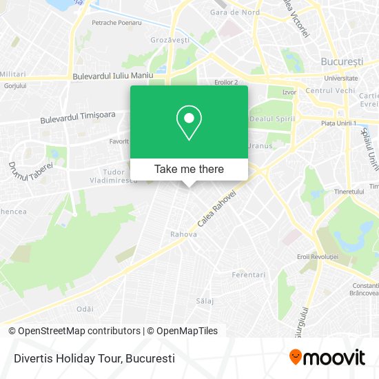 Divertis Holiday Tour map