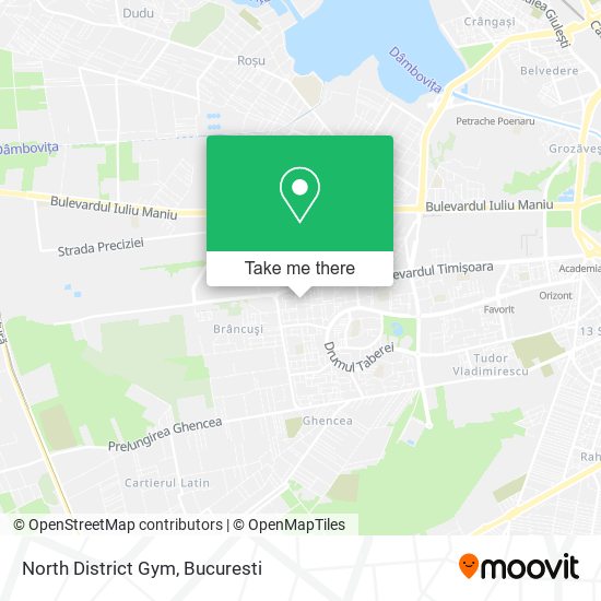 North District Gym map