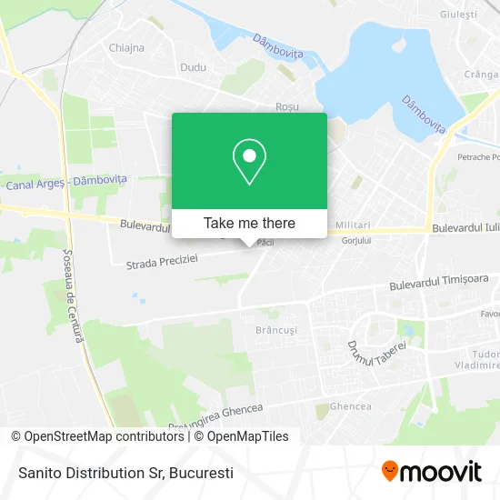 Sanito Distribution Sr map