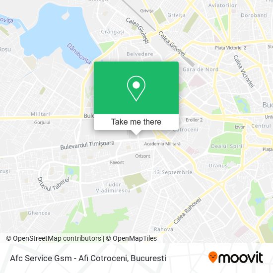 Afc Service Gsm - Afi Cotroceni map