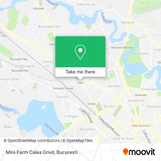 Mini-Farm Calea Grivit map