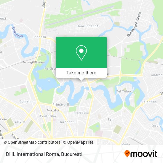 DHL International Roma map