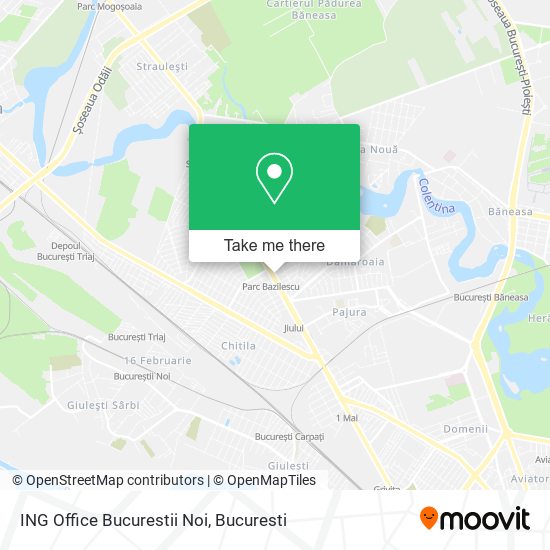 ING Office Bucurestii Noi map