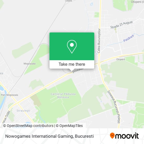 Nowogames International Gaming map