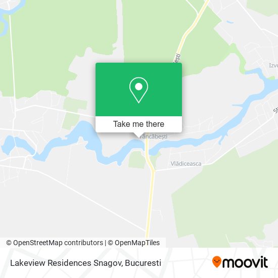 Lakeview Residences Snagov map