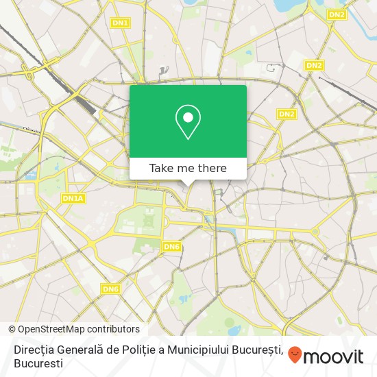 Direcția Generală de Poliție a Municipiului București map