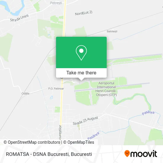 ROMATSA - DSNA Bucuresti map