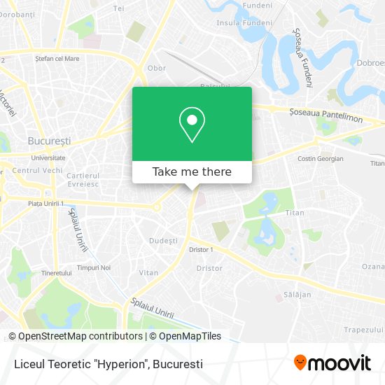 Liceul Teoretic "Hyperion" map