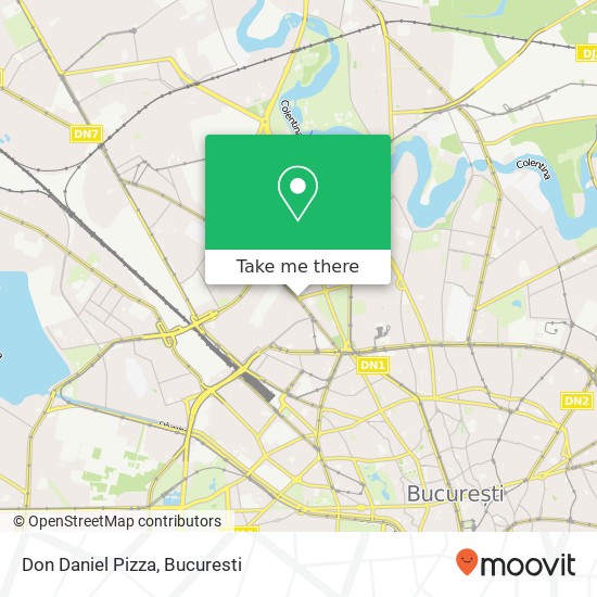 Don Daniel Pizza map