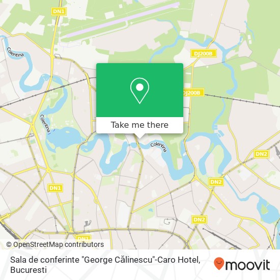 Sala de conferinte "George Călinescu"-Caro Hotel map