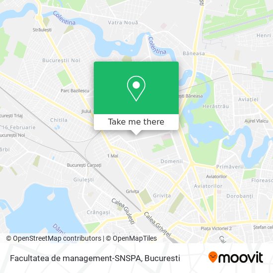 Facultatea de management-SNSPA map