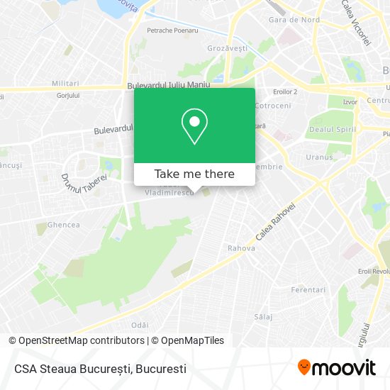 CSA Steaua București map