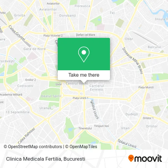 Clinica Medicala Fertilia map