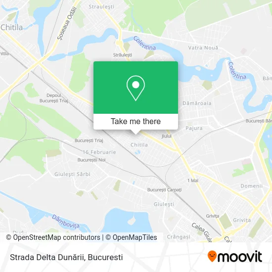 Strada Delta Dunării map
