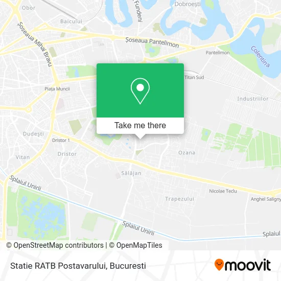 Statie RATB Postavarului map