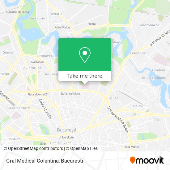 Gral Medical Colentina map