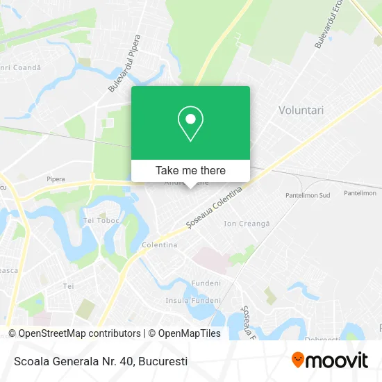 Scoala Generala Nr. 40 map