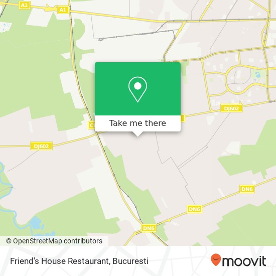 Friend's House Restaurant map