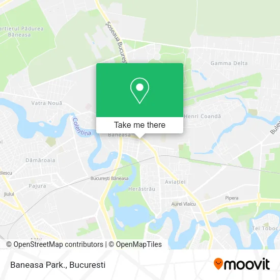 Baneasa Park. map