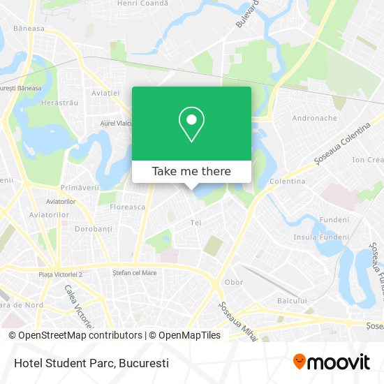 Hotel Student Parc map