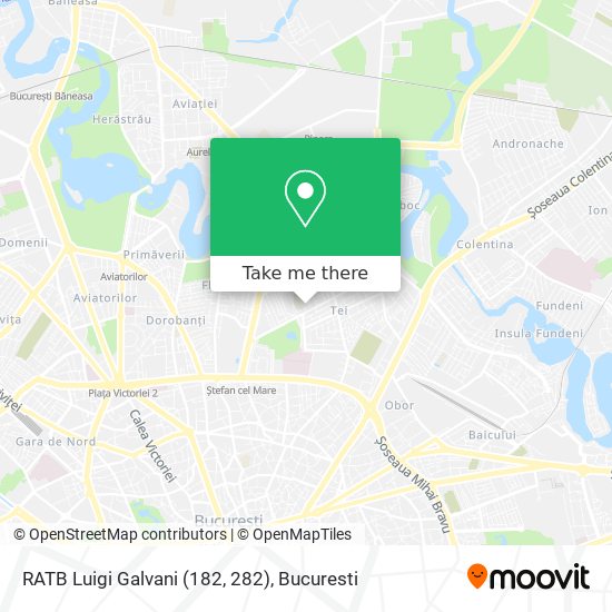 RATB Luigi Galvani (182, 282) map