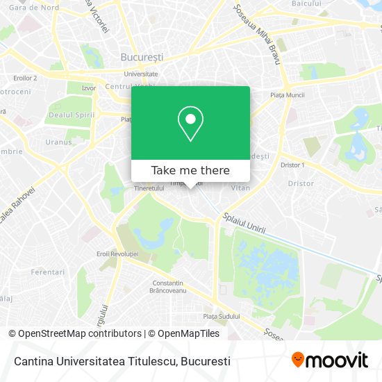 Cantina Universitatea Titulescu map