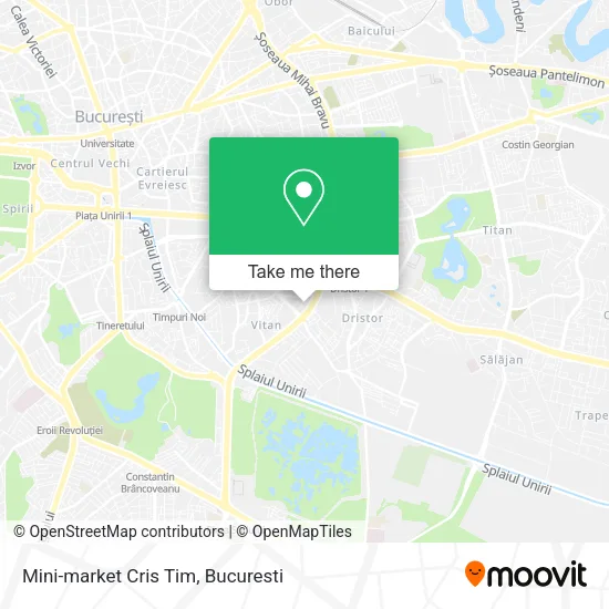 Mini-market Cris Tim map