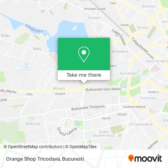 Orange Shop Tricodava map