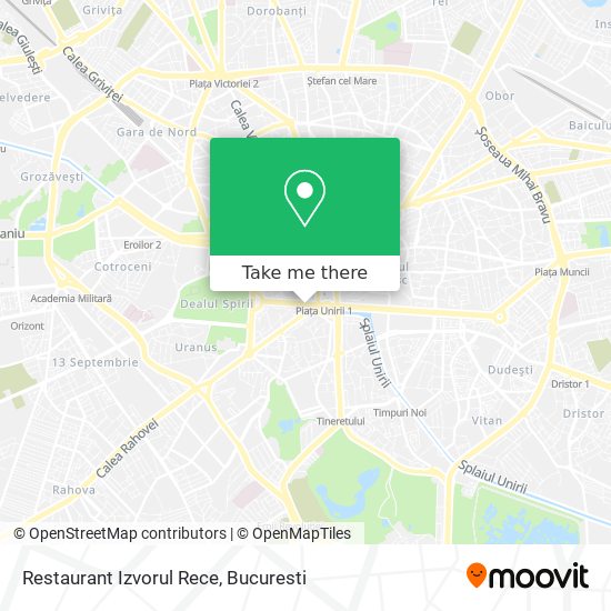 Restaurant Izvorul Rece map