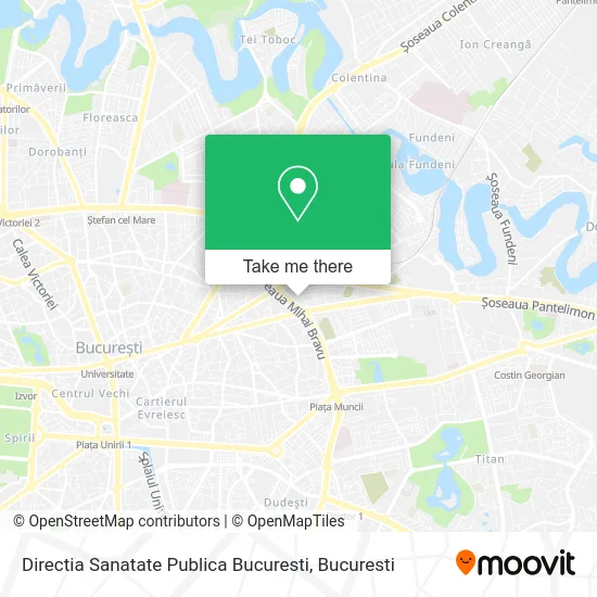 Directia Sanatate Publica Bucuresti map