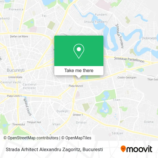 Strada Arhitect Alexandru Zagoritz map