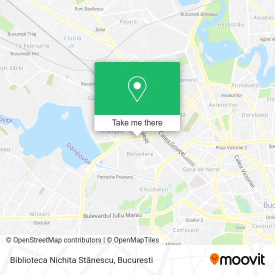 Biblioteca Nichita Stănescu map