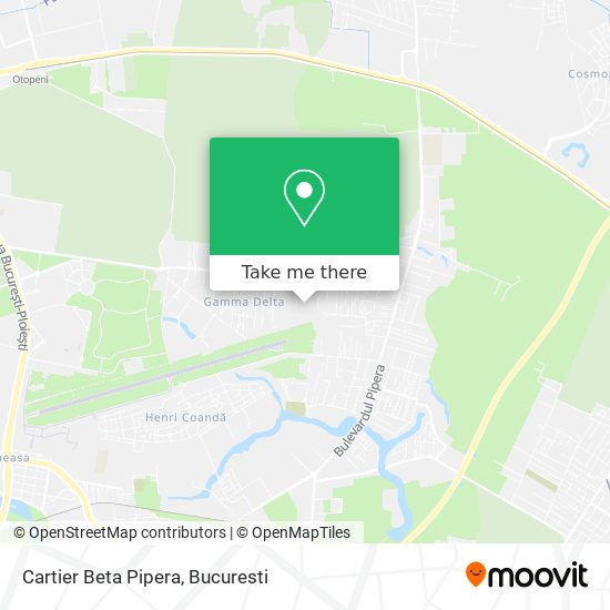 Cartier Beta Pipera map