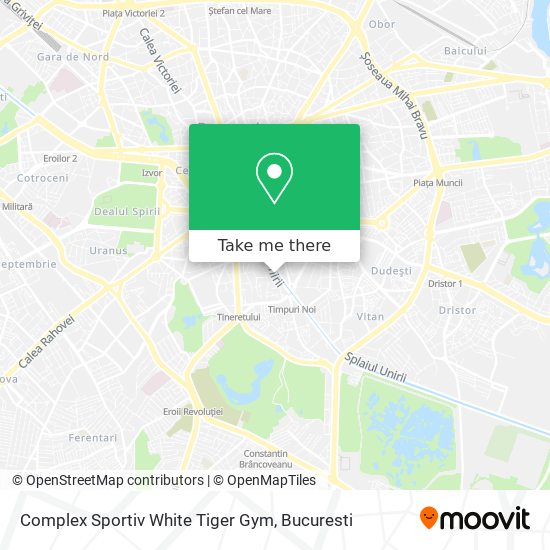 Complex Sportiv White Tiger Gym map
