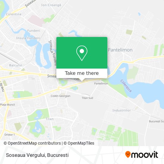 Soseaua Vergului map