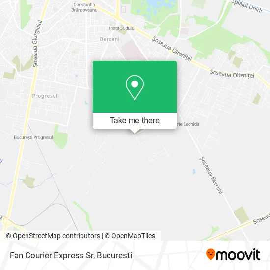 Fan Courier Express Sr map
