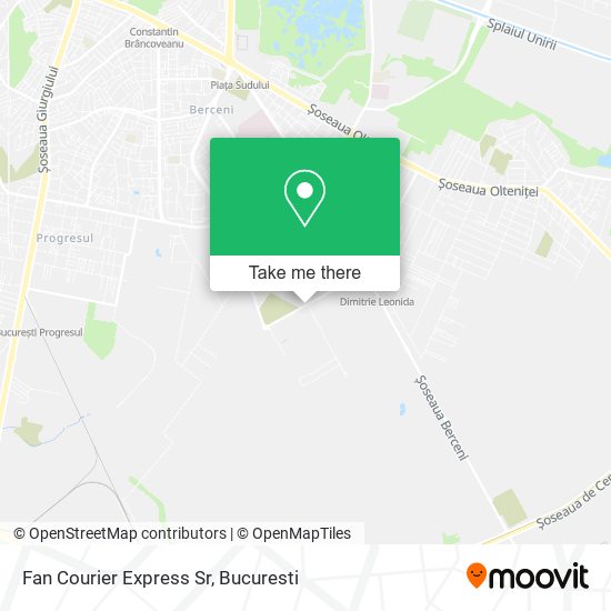 Fan Courier Express Sr map