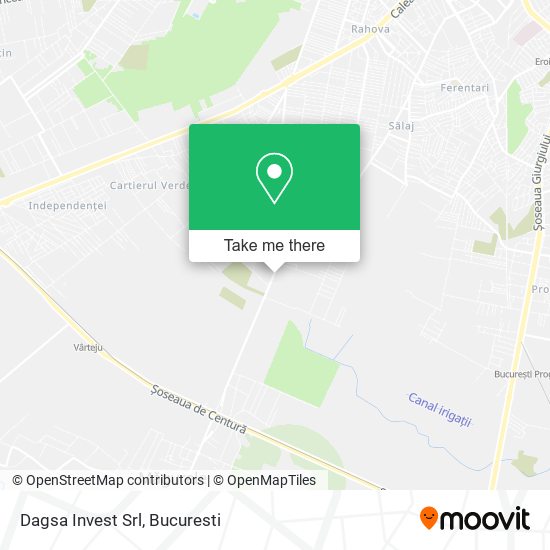 Dagsa Invest Srl map