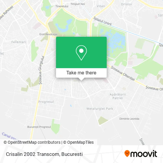 Crisalin 2002 Transcom map