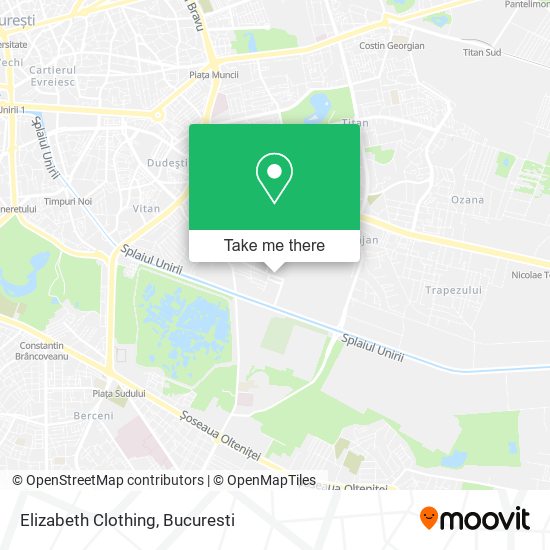 Elizabeth Clothing map