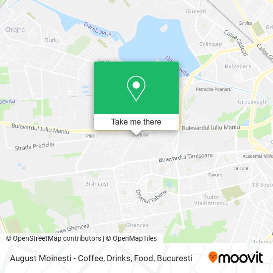 August Moinești - Coffee, Drinks, Food map