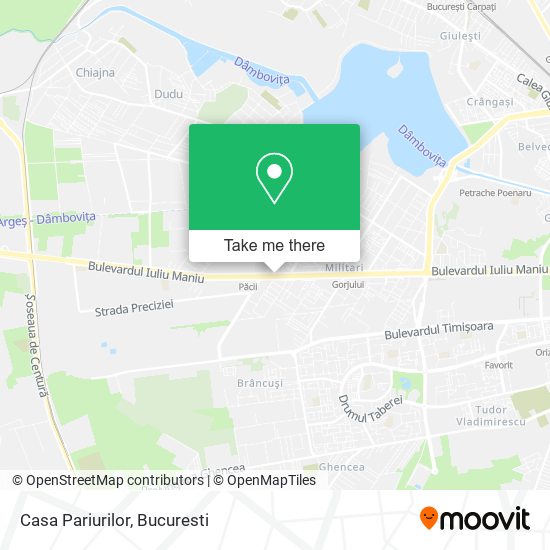 Casa Pariurilor map