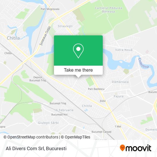 Ali Divers Com Srl map