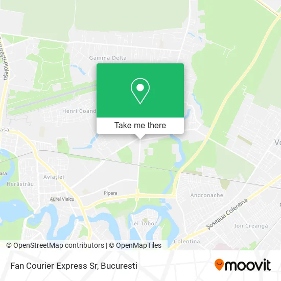 Fan Courier Express Sr map