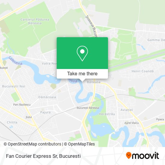 Fan Courier Express Sr map