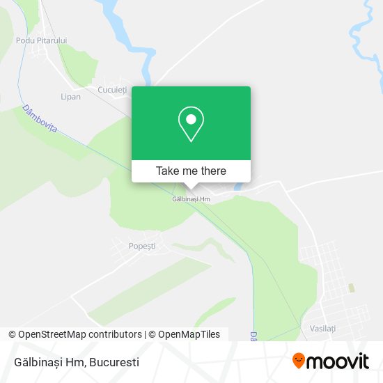 Gălbinași Hm map