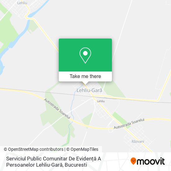 Serviciul Public Comunitar De Evidență A Persoanelor Lehliu-Gară map