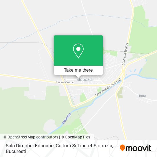 Sala Direcției Educație, Cultură Și Tineret Slobozia map